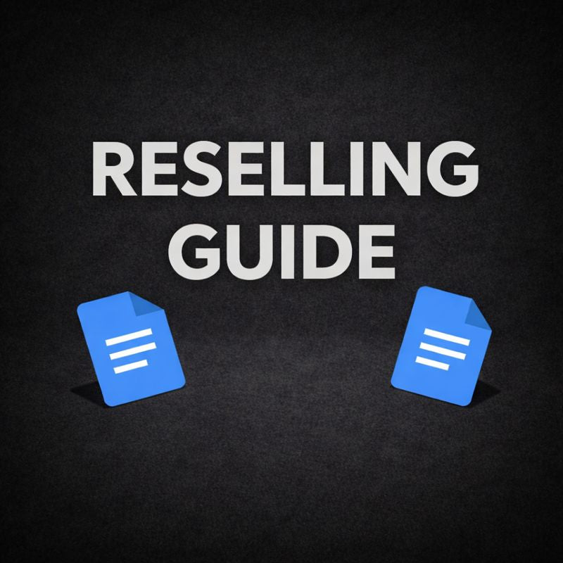RESELLING GUIDE
